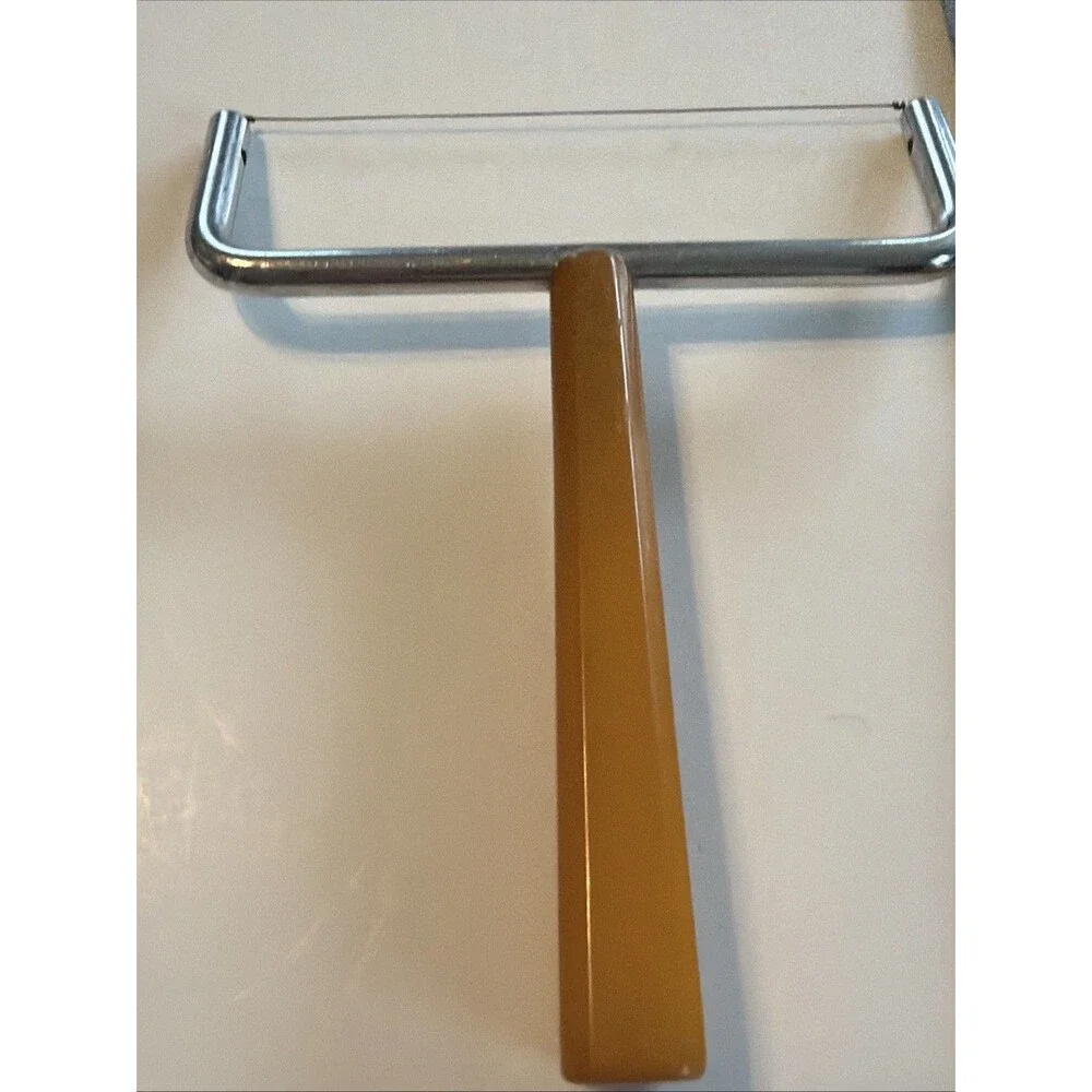 Vintage Bakelite Caramel Butterscotch Knives Knife and Cheese Slicer